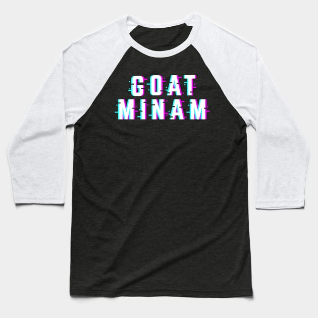 BTS RM Goatminam typography Baseball T-Shirt by Oricca